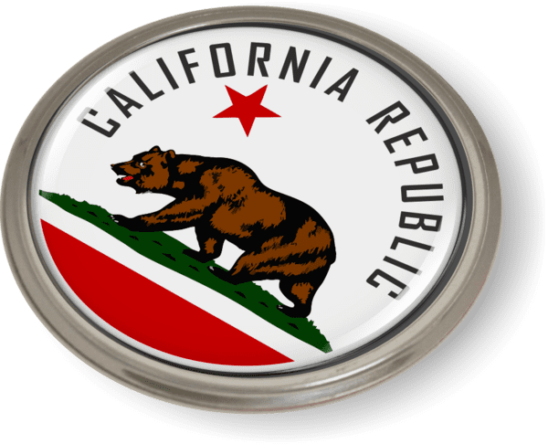 California - State Flag Emblem